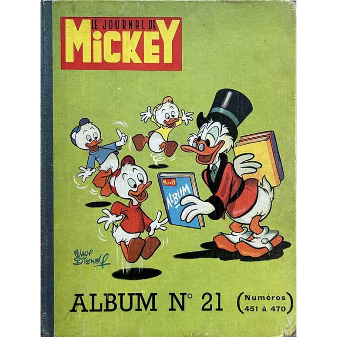 Mickey - Recueil du journal n° 21 - 1962 - 1