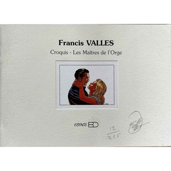Vallès - Carnet de croquis - Les Maîtres de l'Orge - TL 2000 n°/signé - 1