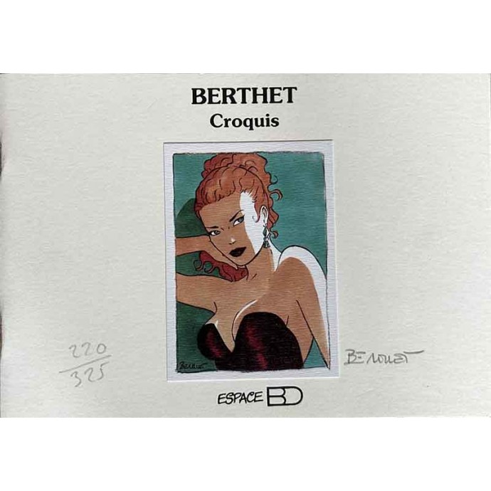 Berthet - Carnet de croquis - TL 2002 n°/signé - 1