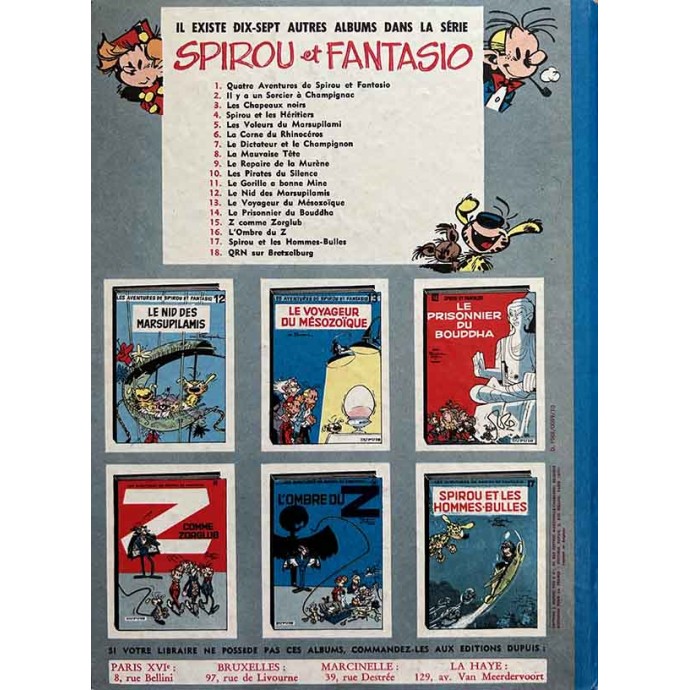 Spirou et Fantasio - 10. Les Pirates du silence - 1968 - 2