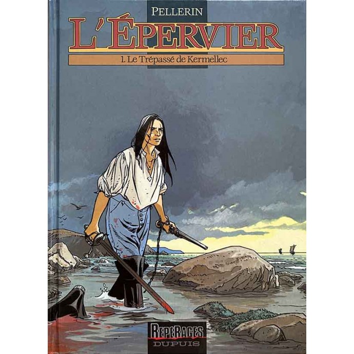 L'Épervier - 1. Le Trépassé de Kermellec - EO 1994 + ex-libris - 1