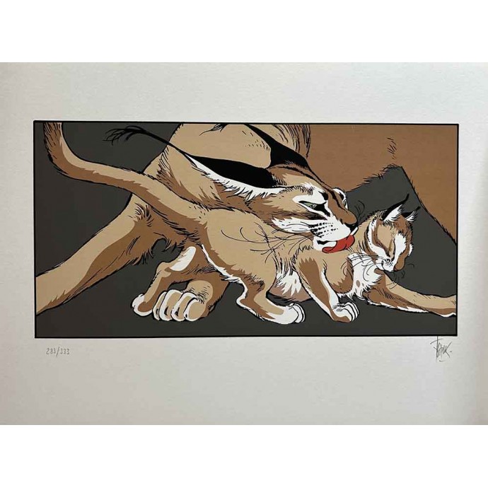 Frank Pé - Félineries - Portfolio - TL 2004 - 3