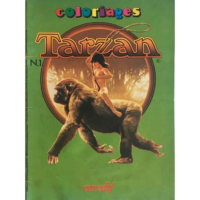 Tarzan - tomes 1 et 2 Coloriages - EO 1984 - 1