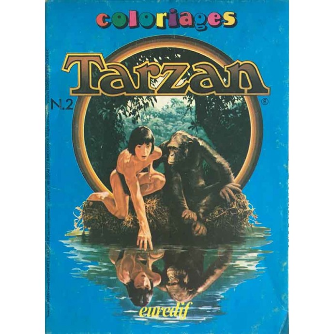 Tarzan - tomes 1 et 2 Coloriages - EO 1984 - 2