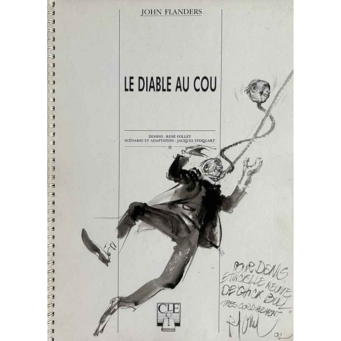 Edmund Bell - Le Diable au cou - Crayonnés - TL 1987 + Dédicace Follet - 1