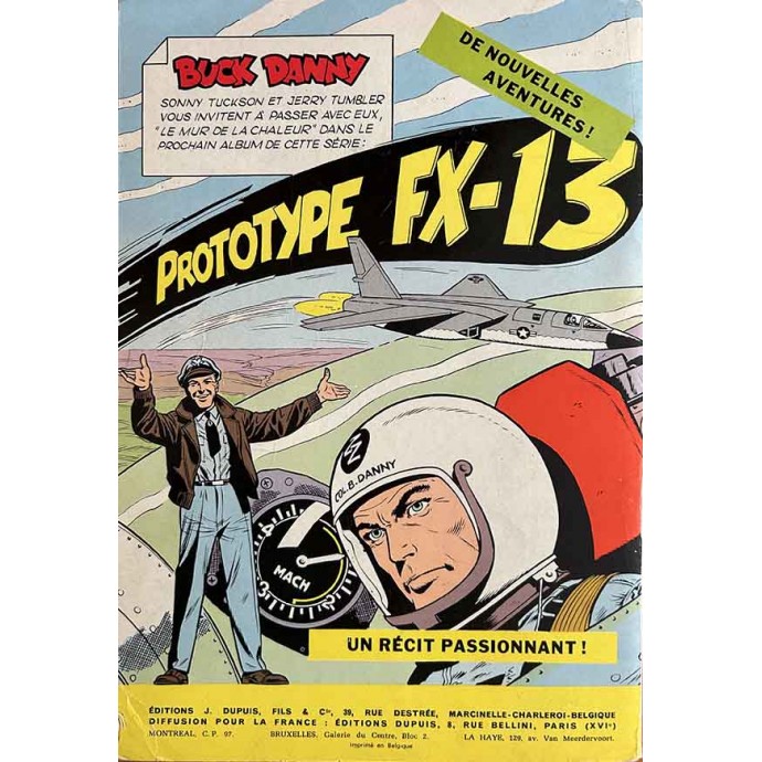Buck Danny - 23. Mission vers la vallée perdue - EO 1960 - 2