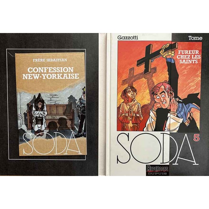 Soda - Coffret 5. Fureur chez les Saints - EO 1993 + Livret - 2