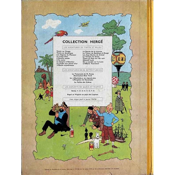 Tintin - Les 7 Boules de Cristal - B23 ter 1958 - 2