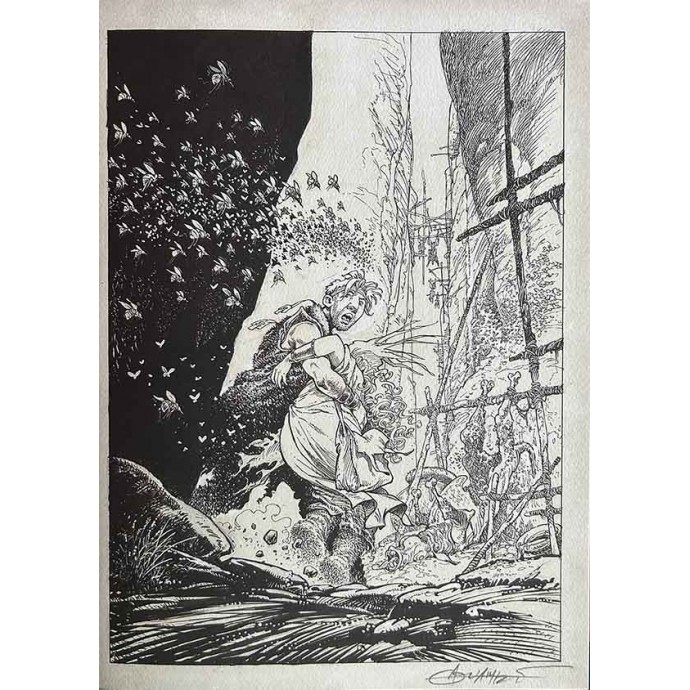 Quête de l'Oiseau du Temps - Le Grimoire des Dieux - TL 2017 + sérigraphie - 2