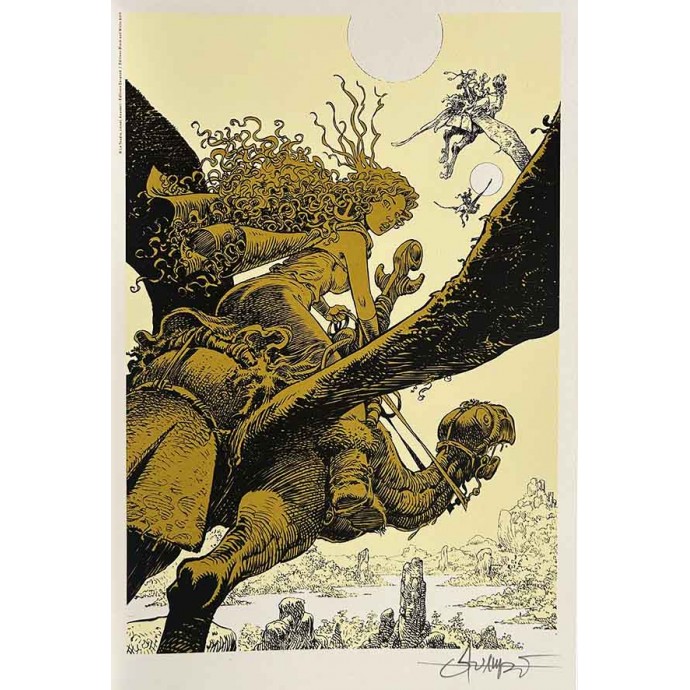 Quête de l'Oiseau du Temps - Le Grimoire des Dieux - TL 2017 + sérigraphie - 3