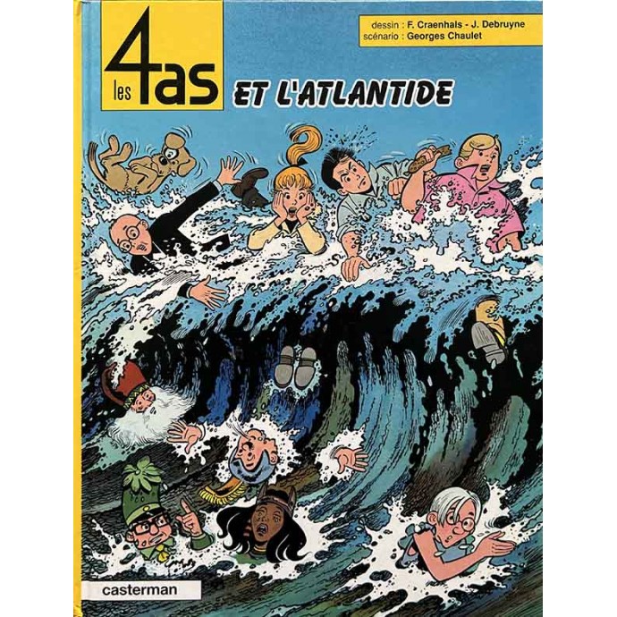 Les 4 as et l'Atlantide - n°33 - EO 1996 - 1