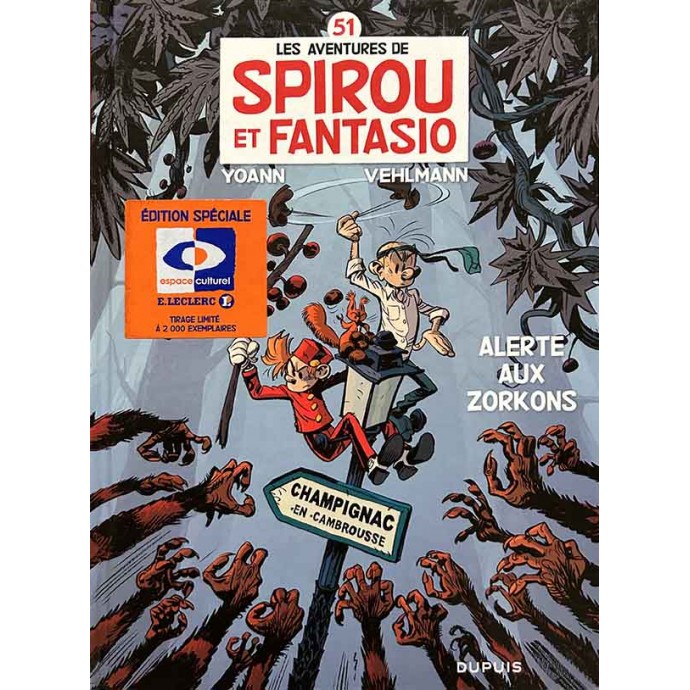Spirou et Fantasio - 51. Alerte aux Zorkons - TL EO 2010 Leclerc - 1