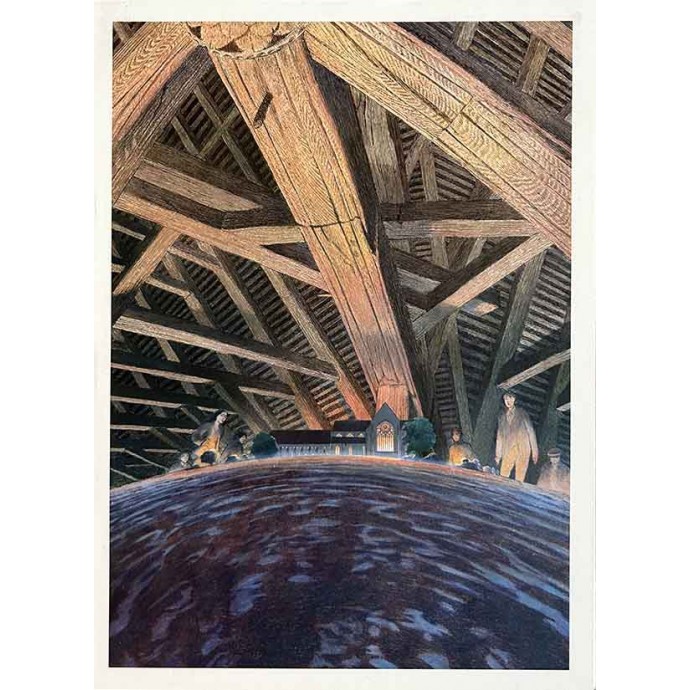 Schuiten - Cités Obscures - Portfolio Abbaye de l'Epau - TL 2016 signé - 1