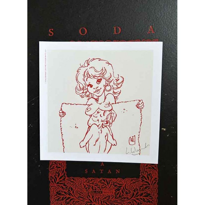 Soda - Lettres à Satan - TL 2021 + ex-libris + bonus + Dédicace - BlackandWhite - 3