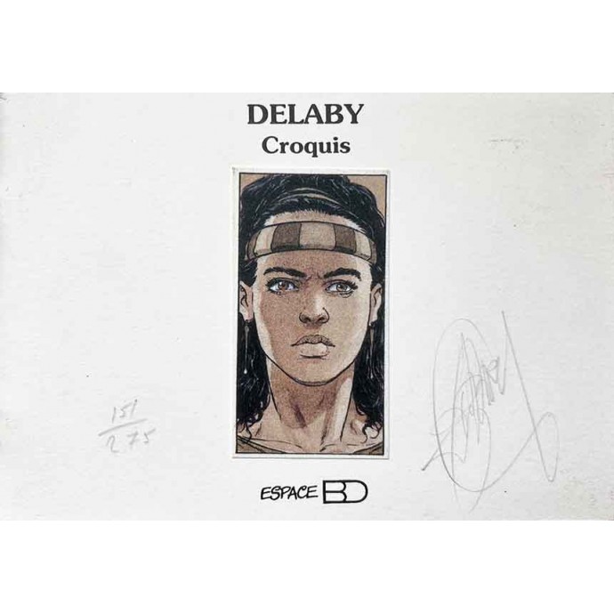Delaby - Carnet de croquis - TL 2003 n°/signé - 1
