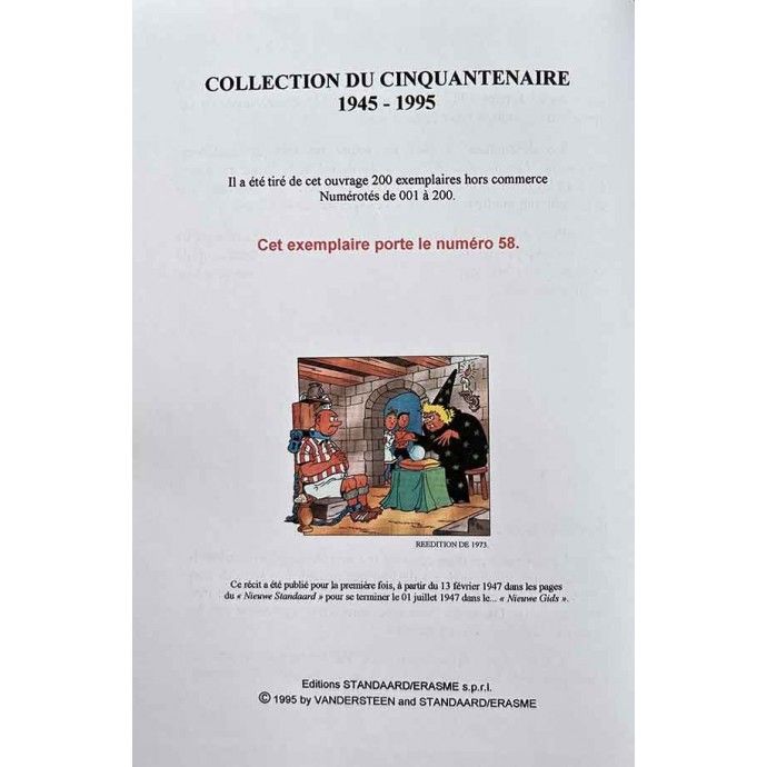 Bob et Bobette - La dame en noir - Edition du cinquantenaire - TL 1995 - 2
