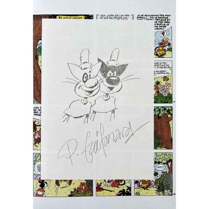 Rasepoil et Minigrain - EO 2009 + dessin original - 2