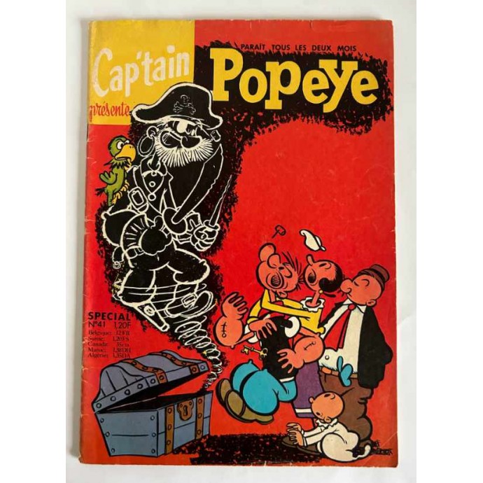 Popeye - Cap'tain présente - Spécial n° 41 - EO 1968 - 1