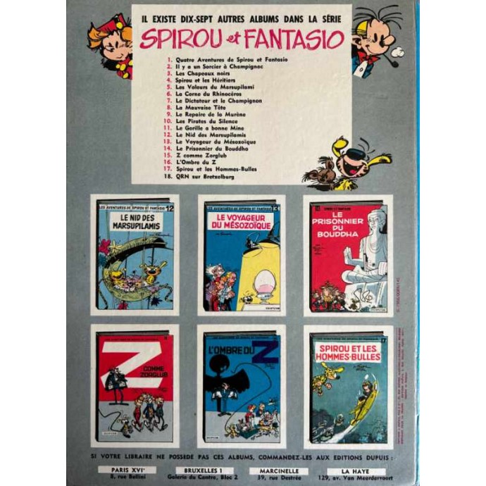 Spirou et Fantasio - 18. QRN sur Bretzelburg - EO 1966 - 2