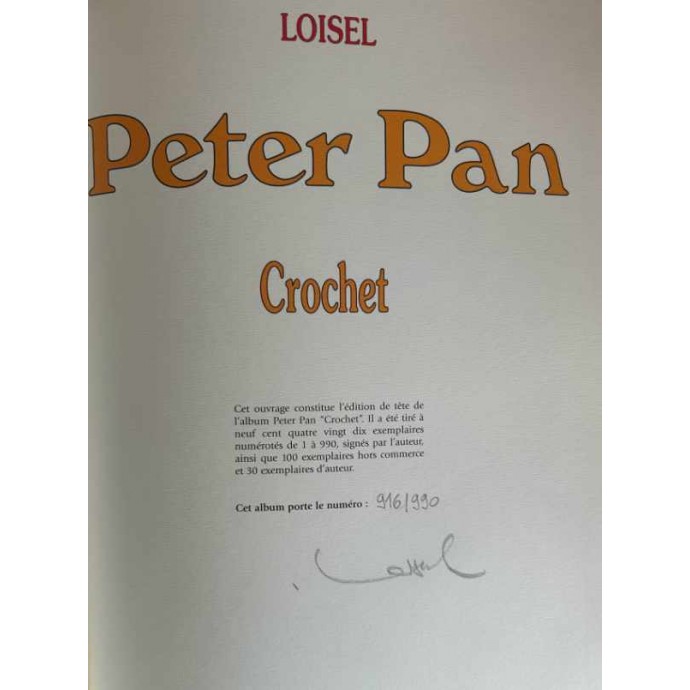 Loisel - Peter Pan - Crochet - TT 2002 - 2
