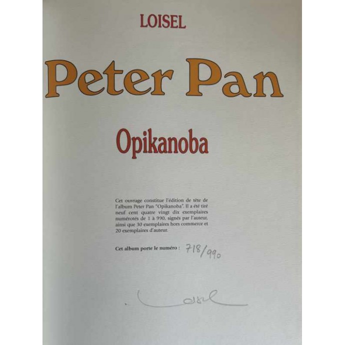 Loisel - Peter Pan - Opikanoba - TT 2000 - 2