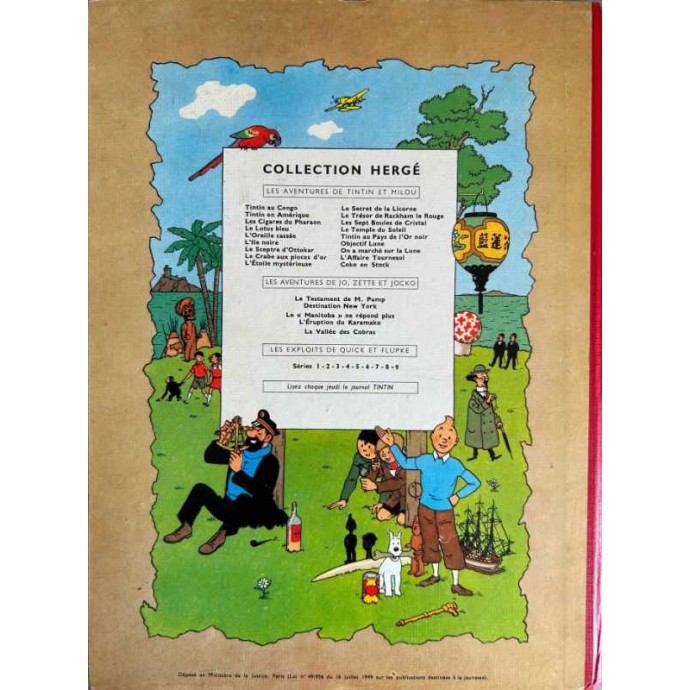 Tintin - Le Secret de la Licorne - B26ter 1960 TTBE - 2