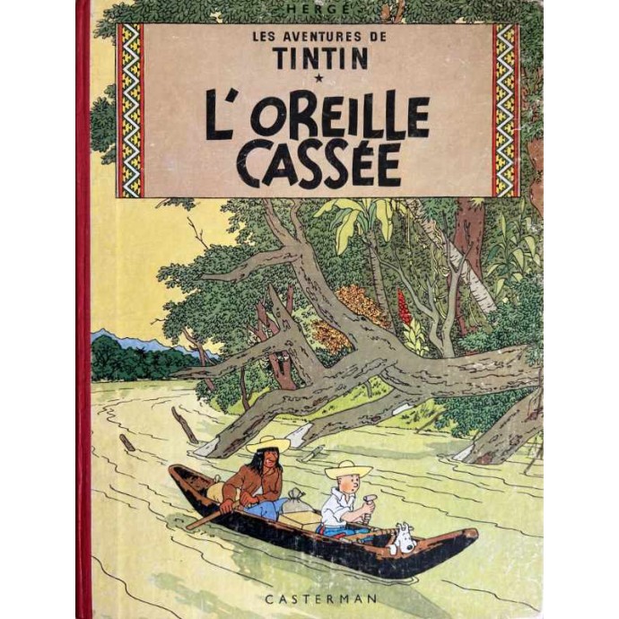 Tintin - L'oreille cassée - B26 1958 - 1