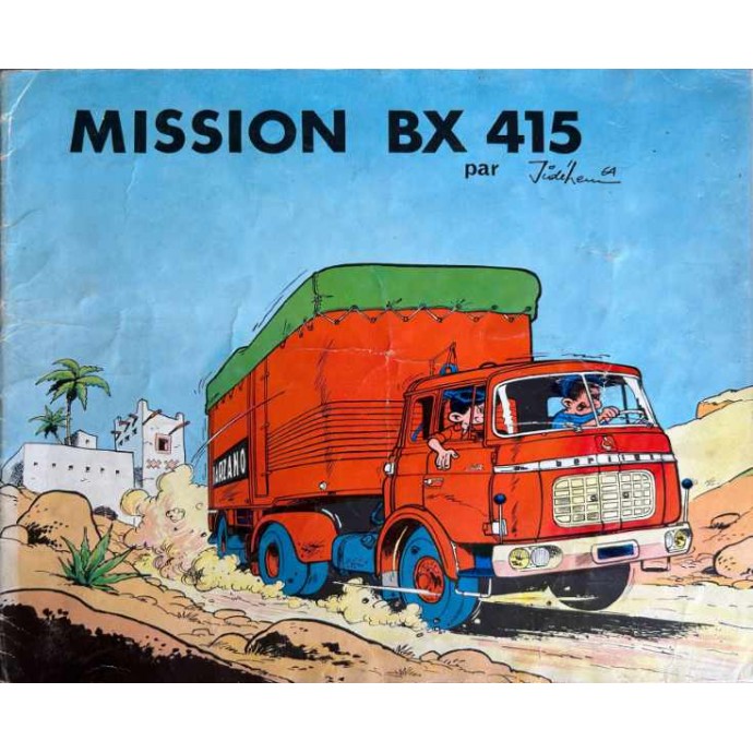Jidéhem - Mission BX 415 - Pub Berliet - EO 1964 - 1