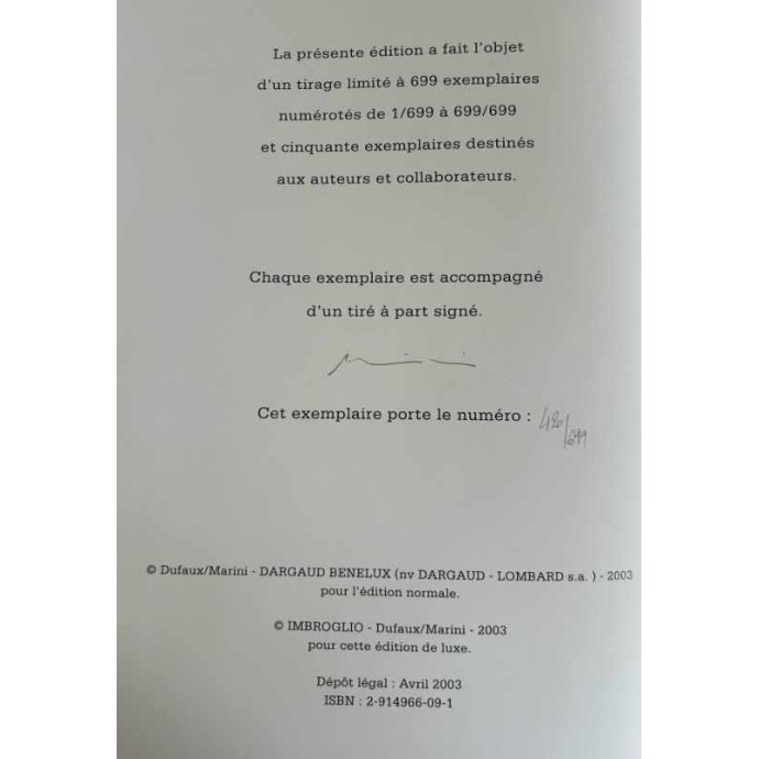 Rapaces - Intégrale I - T1 et T2 - TL 2003 + ex-libris - 3