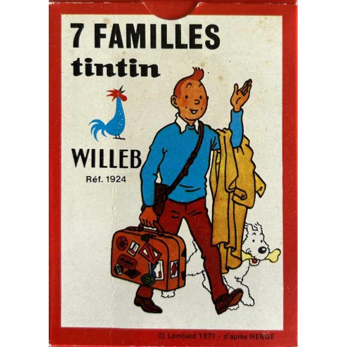 Tintin - Jeu de 7 familles Willeb - 1977 - 1