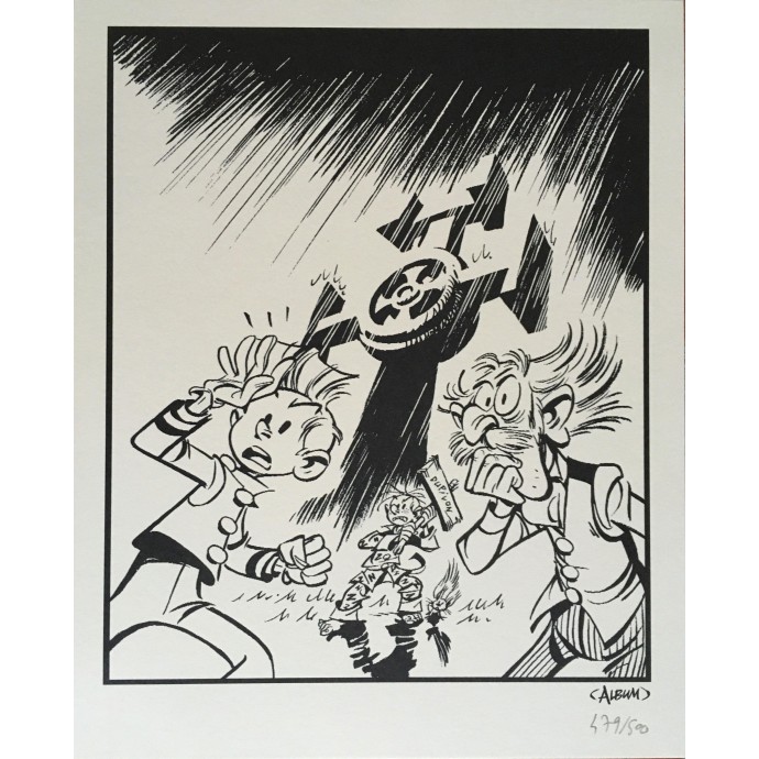 Spirou et Fantasio - 3. Le Tombeau des Champignac - TL 2008 + ex-libris - 2