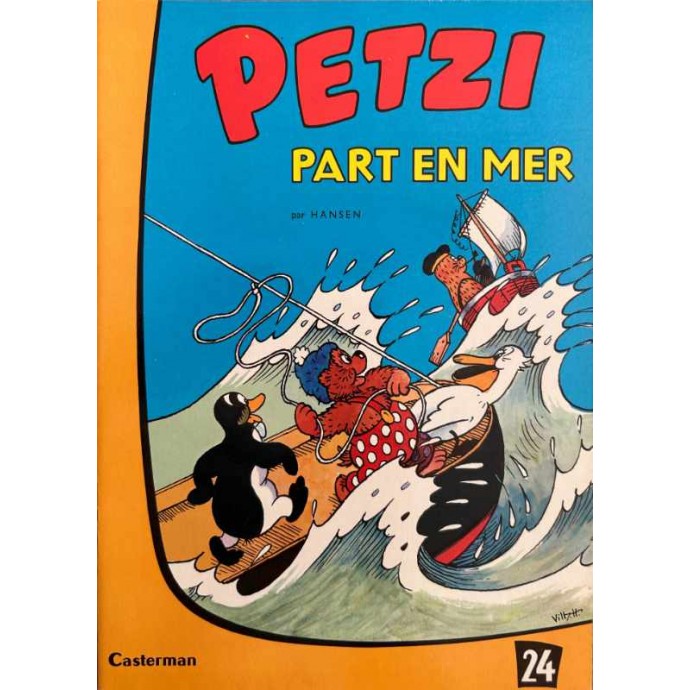 Petzi part en mer n°24 - EO 1976 - 1