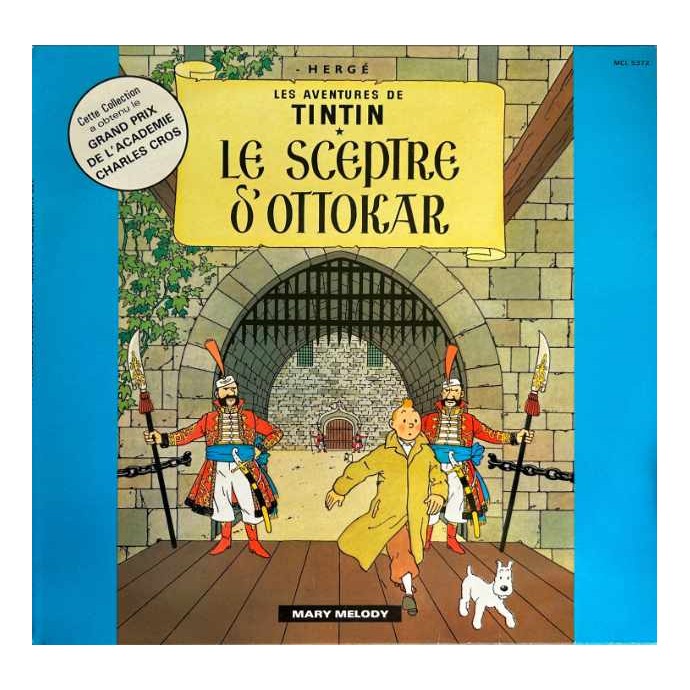Tintin - Le sceptre d'Ottokar - Disque vinyle 33 tours - 1977 - 1