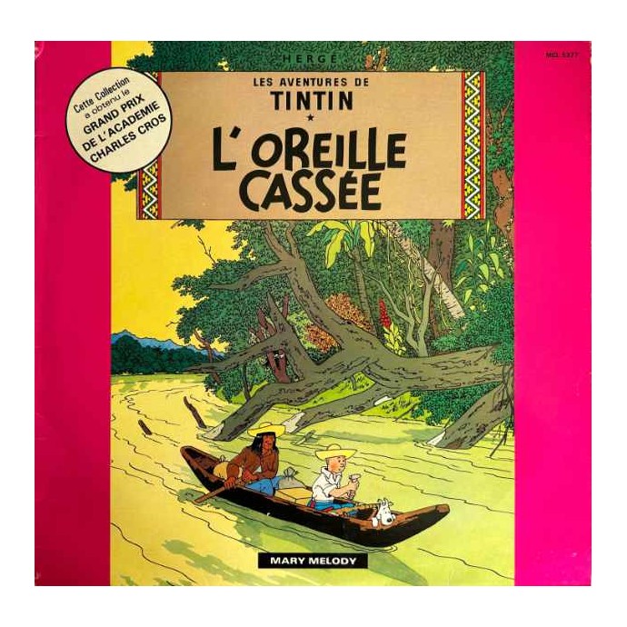 Tintin - L'oreille cassée - Disque vinyle 33 tours - 1977 - 1