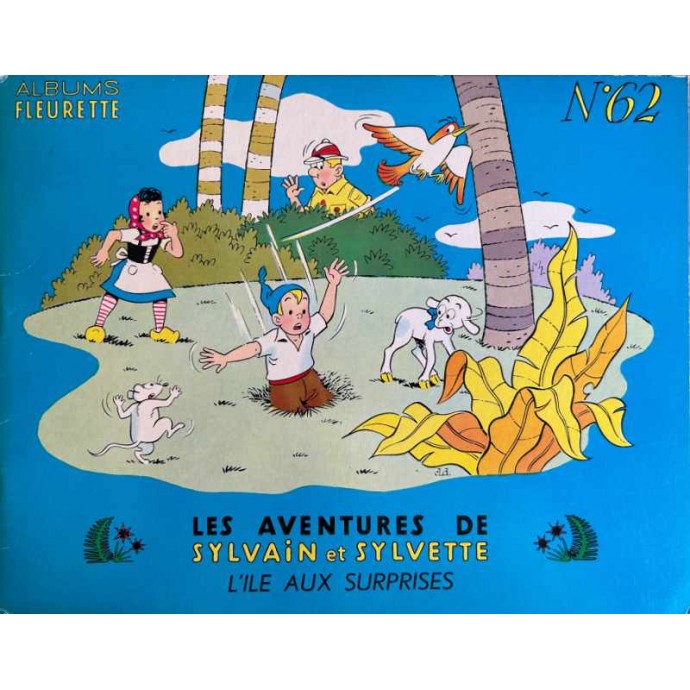 Sylvain et Sylvette - n°62 L'île aux surprises - 1ère série 1963 - 1