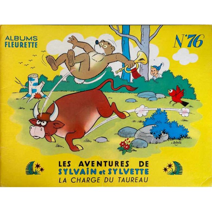 Sylvain et Sylvette - n°76 La charge du taureau - 1ère série 1966 - 1