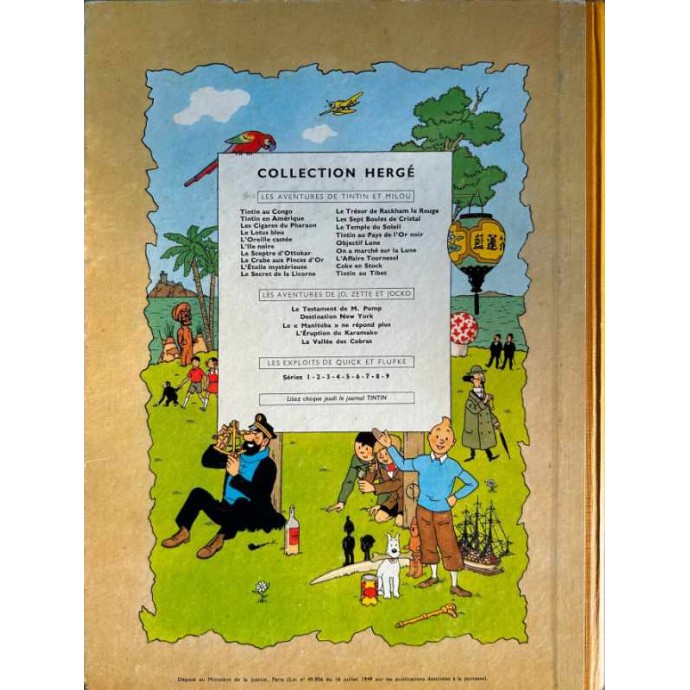 Tintin - Les 7 Boules de Cristal - B29 1960 - 2