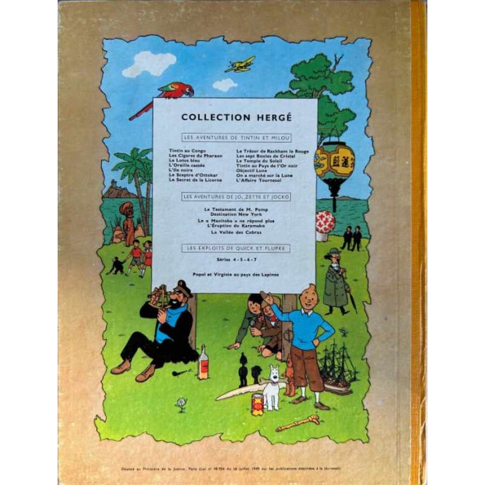 Tintin - Le Temple du Soleil - B20bis 1957 TTBE - 2