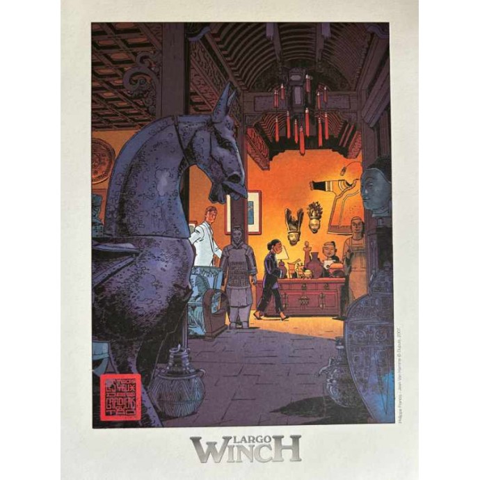 Largo Winch 15. Les Trois yeux des Gardiens du Tao - Collector 2007 + DVD + ex-libris - 3