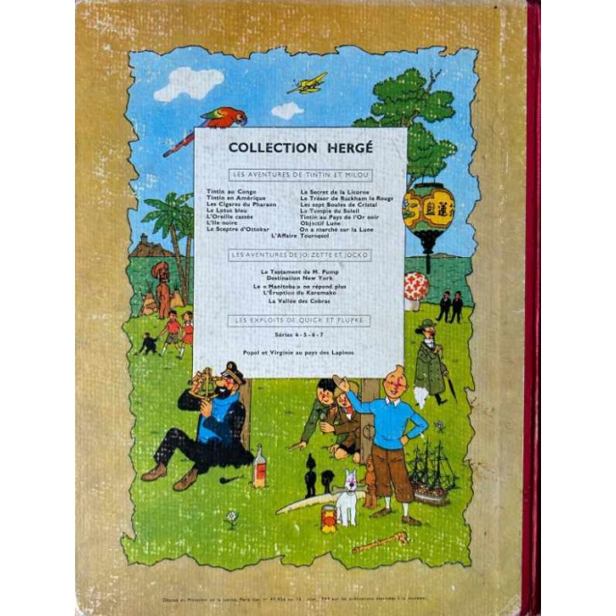 Tintin - L'Affaire Tournesol - B21 1957 - 2