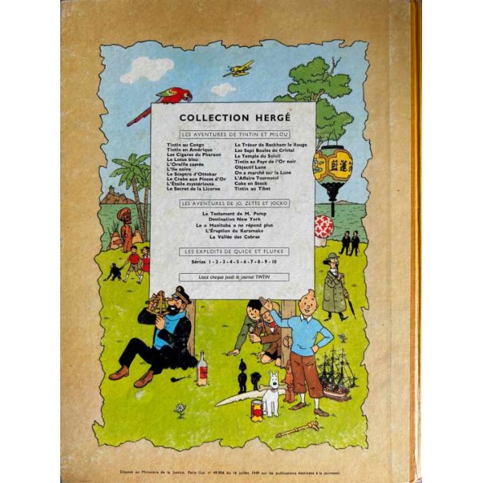 Tintin - Les 7 Boules de Cristal - B30 1961 - 2