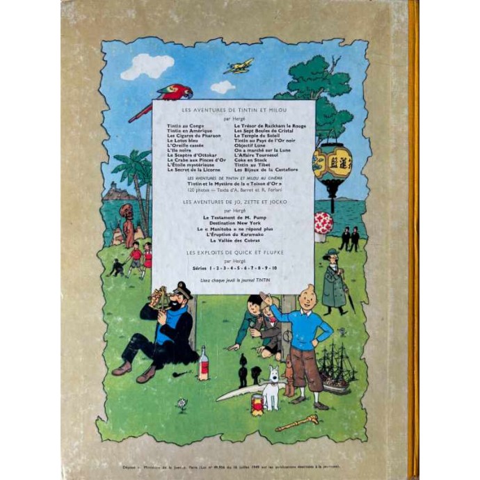 Tintin - Coke en Stock - B35 1964 - 2