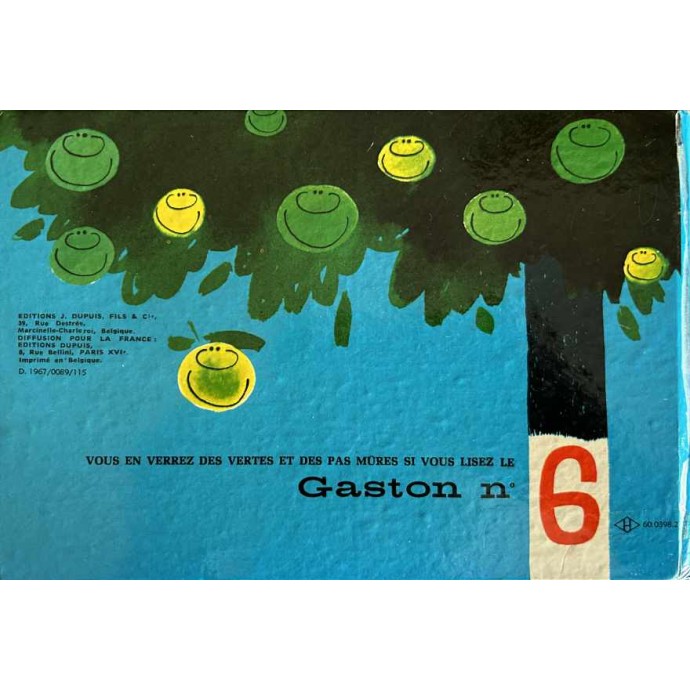 Gaston - 5. Les Gaffes d'un Garçon Gonflé - EO 1967 - 2