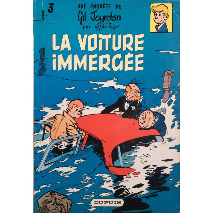 Gil Jourdan - 3. La voiture immergée  - EO 1960 - 1