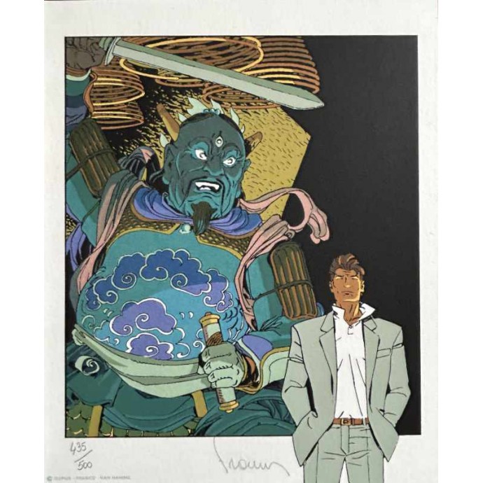Largo Winch - 15. Les Trois yeux des Gardiens du Tao - TL 2007 + ex-libris - 2