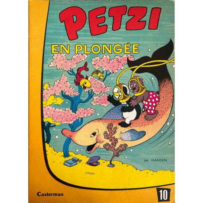 Petzi en plongée n°10 - 1963 - 1