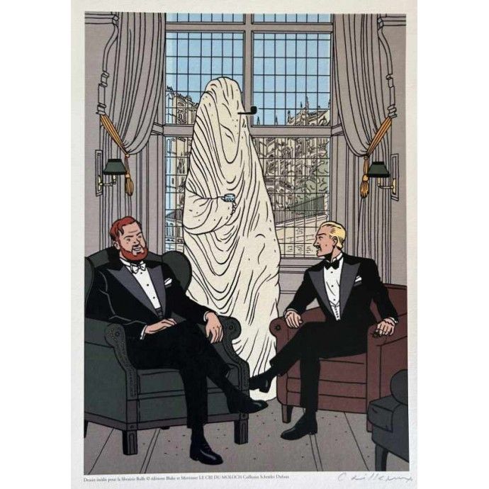 Blake et Mortimer - Carnet - Le cri du Moloch - TL Bulle 2020 signé + ex-libris - 2